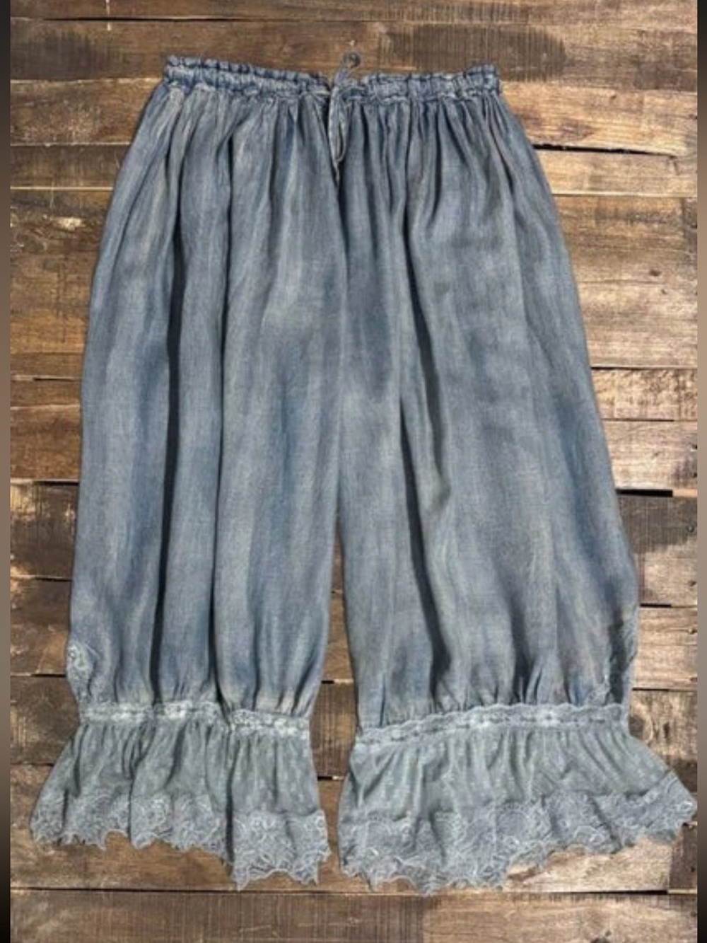 NWT Jaded Gypsy Alluring Romance Jacket & Bloomers SET in Chambray - Picture 4 of 4